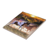 Vrij lopen tegeltje (Zijkant)