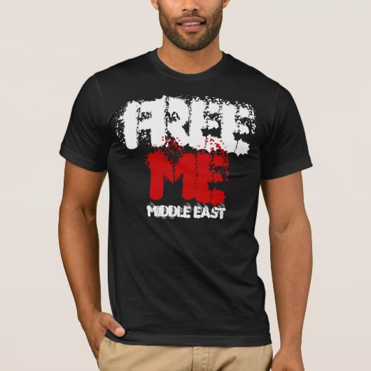 VRIJ ME MIDDEN-OOSTEN T-SHIRT (Voorkant)