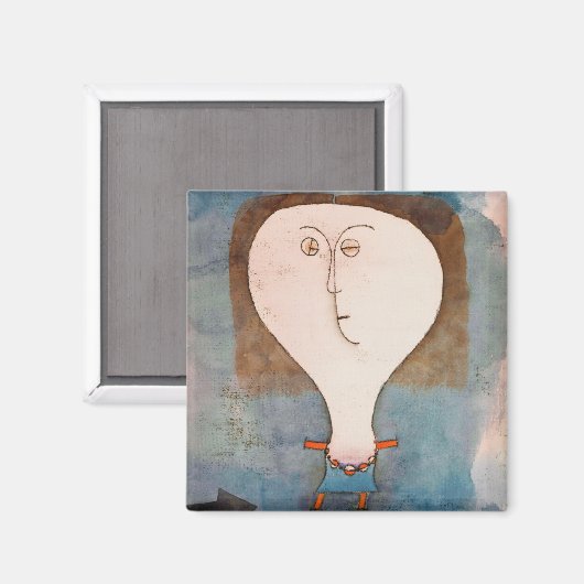 Vrij meisje, Klee Magneet (Voorkant / Achterkant)