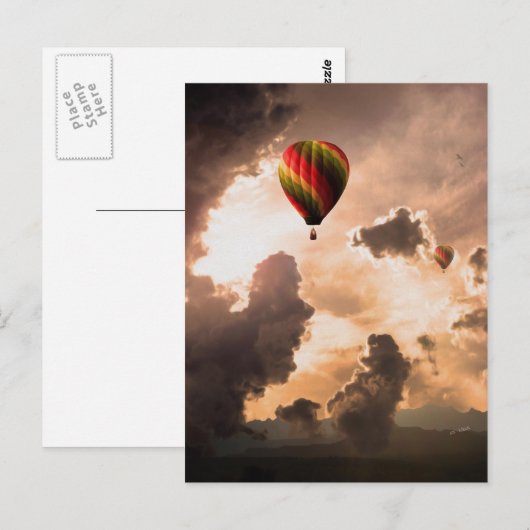 Vrij mijn hotline ballon - de Journey Edition Briefkaart (Voorkant / Achterkant)