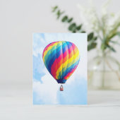 Vrij mijn luchtballon! briefkaart (Staand voorkant)