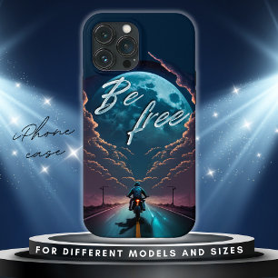 Vrij Motorrijwiel met motorrijwielen T-Shirt Case-Mate iPhone 14 Hoesje