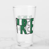 Vrij Nigeria Glas (Achterkant)