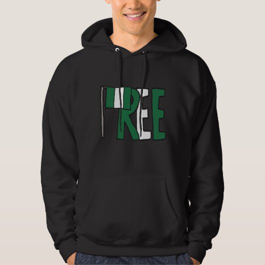 Vrij Nigeria Hoodie (Voorkant)
