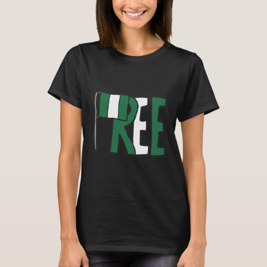 Vrij Nigeria T-shirt (Voorkant)