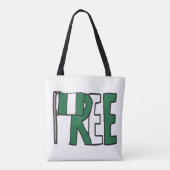 Vrij Nigeria Tote Bag (Achterkant)