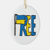 Vrij Oekraïne Keramisch Ornament (Rechts)