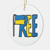 Vrij Oekraïne Keramisch Ornament (Links)