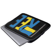 Vrij Oekraïne Laptop Sleeve (Voorkant onderkant)