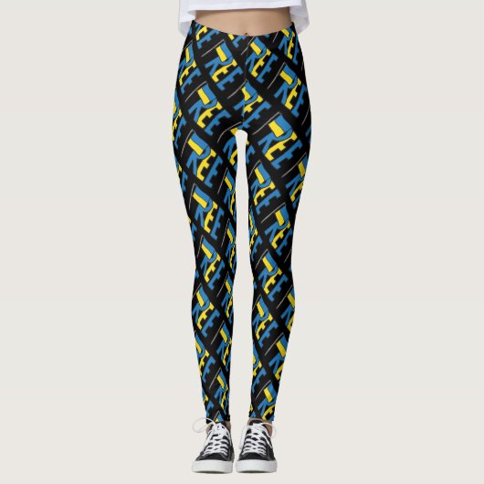 Vrij Oekraïne Leggings (Voorkant)