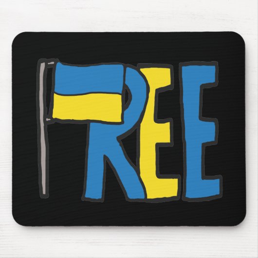 Vrij Oekraïne Muismat (Voorkant)