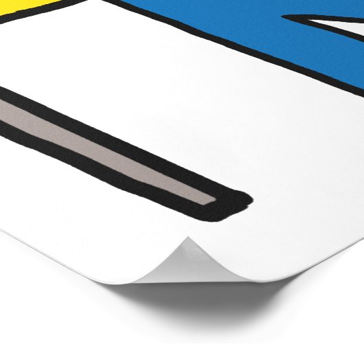 Vrij Oekraïne Poster (Hoek)