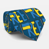 Vrij Oekraïne Stropdas (Opgerold)