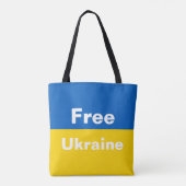 Vrij Oekraïne Tote Bag (Achterkant)