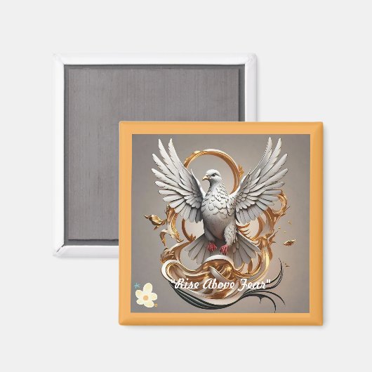 "Vrij om hoger te stijgen" Magneet (Voorkant / Achterkant)