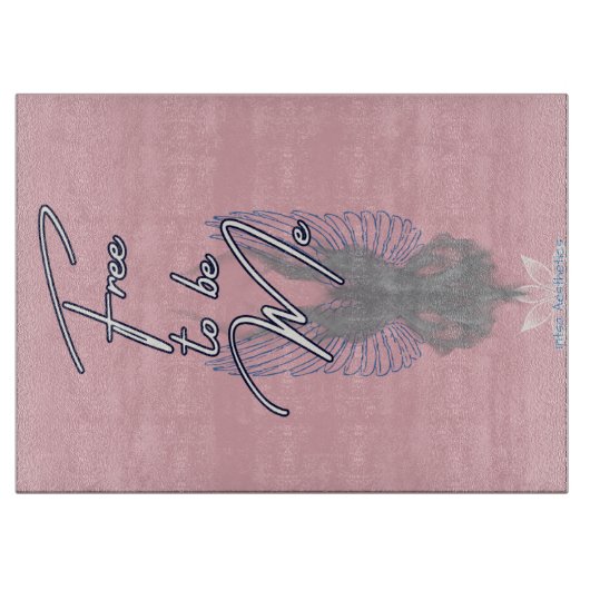 Vrij om Me Cutting Board te zijn Snijplank (Voorkant)