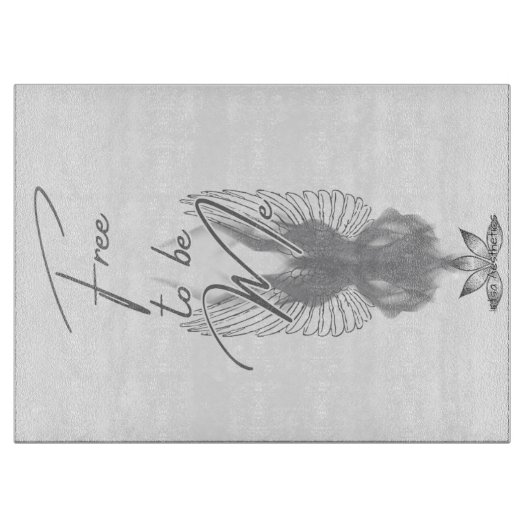 Vrij om Me Cutting Board te zijn Snijplank (Voorkant)