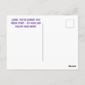 Vrij om te vliegen Kaart Scheiden (Achterkant)