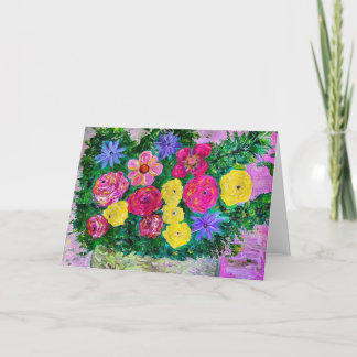 Vrij om Wenskaart te beklimmen< Blank Inside> Bedankkaart