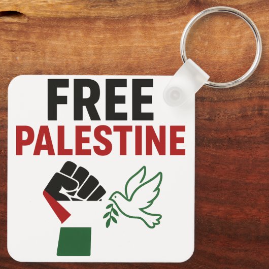 vrij palasthine sleutelhanger (Achterkant)