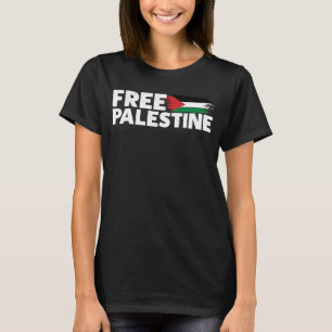Vrij Palestijns Arabisch sta ik met Palestina vrij T-shirt
