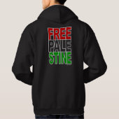 Vrij Palestijns blok Hoodie (Achterkant)