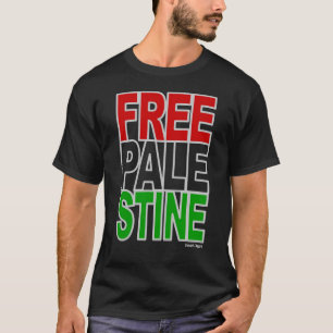 Vrij Palestijns blok T-shirt