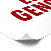 VRIJ PALESTIJNS KIND VERMOORD IN DE GAZASTROOK - G PERFECT POSTER (Hoek)