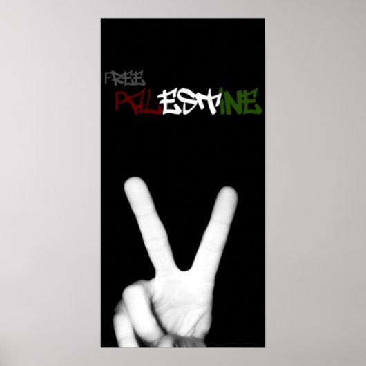 Vrij Palestijns Poster (Voorkant)