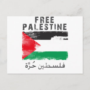 Vrij Palestijns shirt Briefkaart