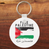 Vrij Palestijns shirt Sleutelhanger (Voorkant)