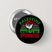 Vrij Palestijns verzet Ronde Button 5,7 Cm (Voorkant /achterkant)
