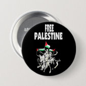 Vrij Palestijns verzet Ronde Button 7,6 Cm (Voorkant /achterkant)