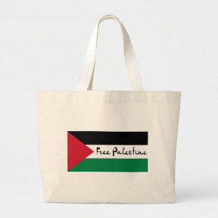Vrij Palestina - ط ي ن - Palestijnse vlag - س  Grote Tote Bag