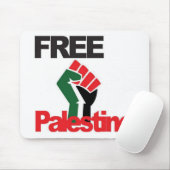 Vrij Palestina - ط ي ن - Palestijnse vlag - س Pale Muismat (Met muis)