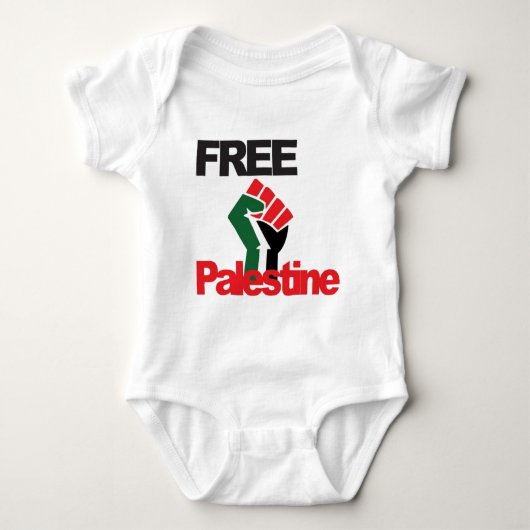 Vrij Palestina - ط ي ن - Palestijnse vlag - س Pale Romper (Voorkant)