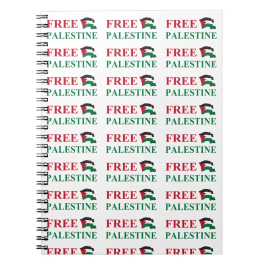 vrij Palestina #2 notitieboek (Voorkant)