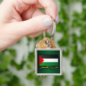 Vrij Palestina (Arabisch) Sleutelhanger (Hand)