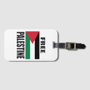 Vrij Palestina Bagagelabel