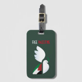 Vrij Palestina Bagagelabel (Voorkant (verticaal))