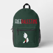 Vrij Palestina Bedrukte Rugzak (Voorkant)