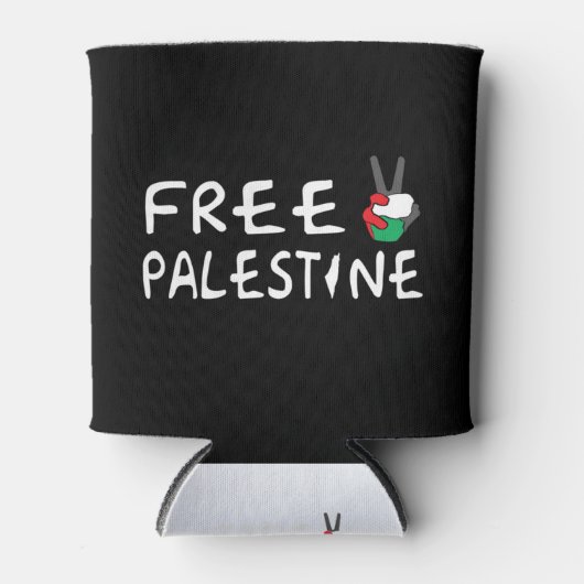 Vrij Palestina Blikjeskoeler (Voorkant)