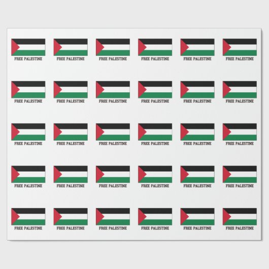 Vrij Palestina Cadeaupapier (Vlak)