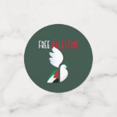 Vrij Palestina Confetti (Kleine voorkant)