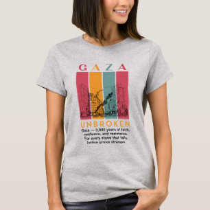 Vrij Palestina Dames T-Shirt – Gaza 3000 jaar
