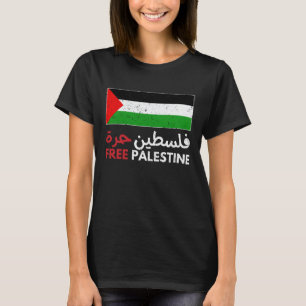 Vrij Palestina De Palestijnse Vlag Vrij Gaza T-shirt