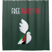 Vrij Palestina Douchegordijn (Voorkant)