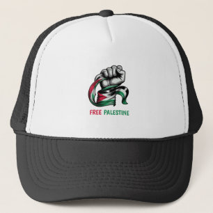 Vrij Palestina einde apartheid Gaza Trucker Pet