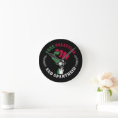 Vrij Palestina Einde Apartheid III Ronde Klok (Huis)