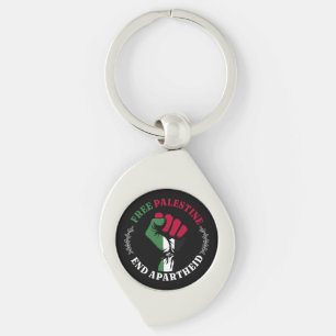 Vrij Palestina Einde Apartheid III Sleutelhanger